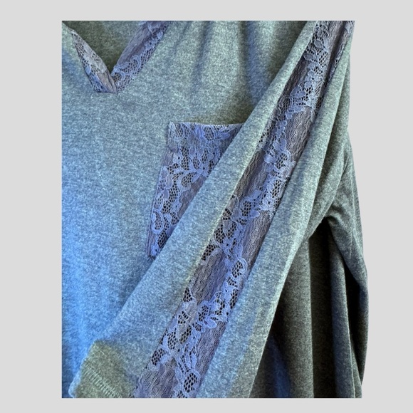 Voglo Women’s Night Dress Size X Blue 3/4 Length Sleeves - Picture 7 of 11